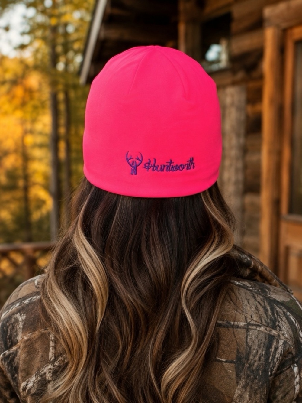 Huntworth Neon Pink Beanie
